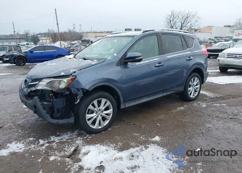 2014 Toyota Rav4 Limited from USA, damaged, VIN 2T3DFREV1EW179791
